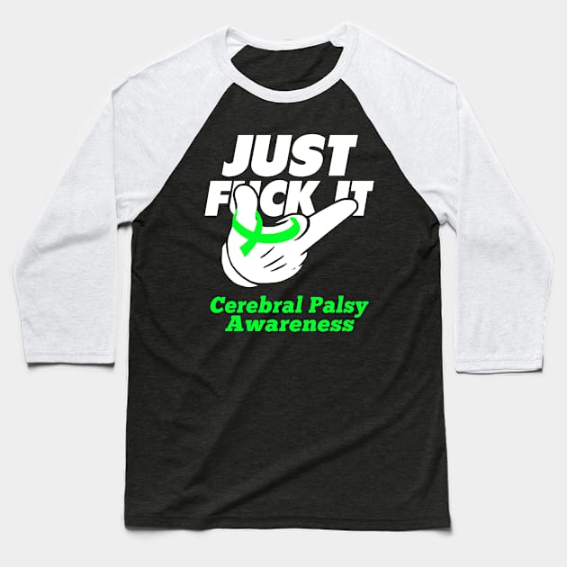 Cerebral Palsy Syndrome Awareness Warrior Support Cerebral Palsy Syndrome Gifts Baseball T-Shirt by ThePassion99